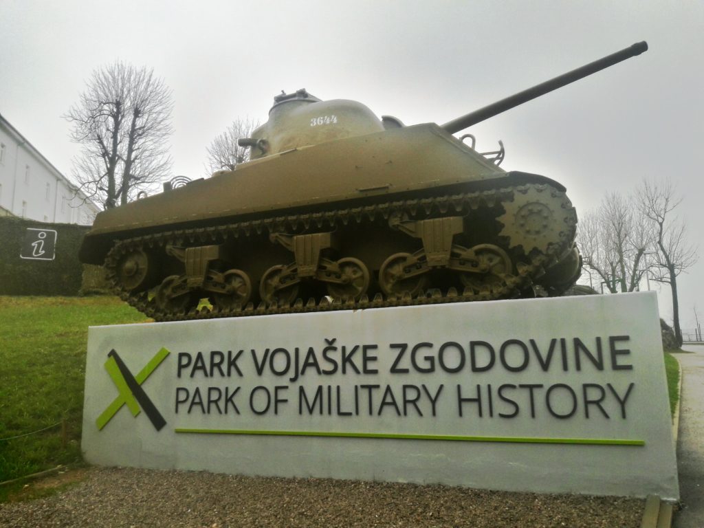 parco della storia militare, pivka, slovenia